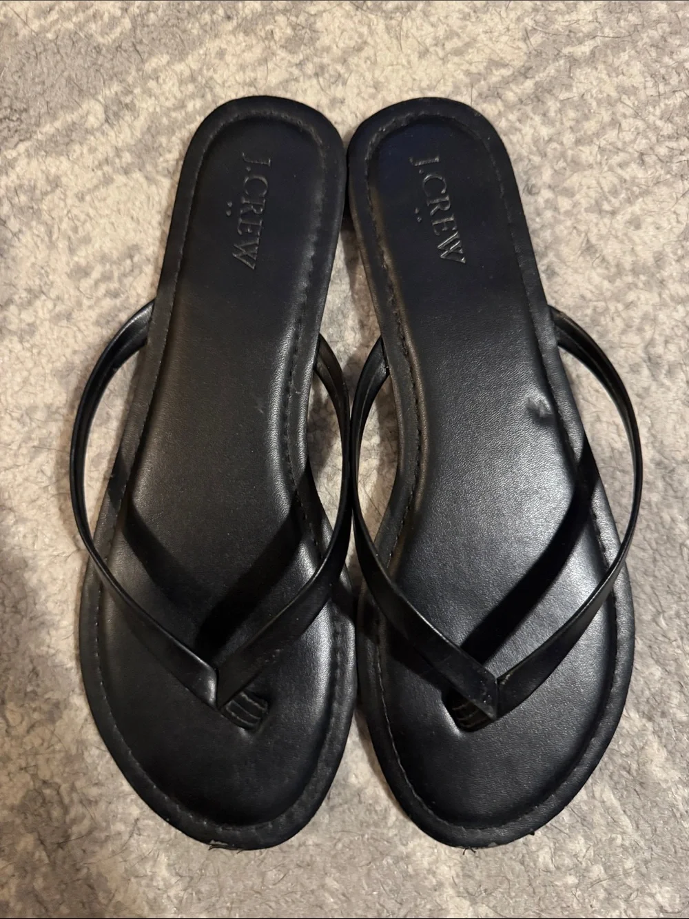 J. Crew Thong Sandals- brown and black - Picture 2 of 4
